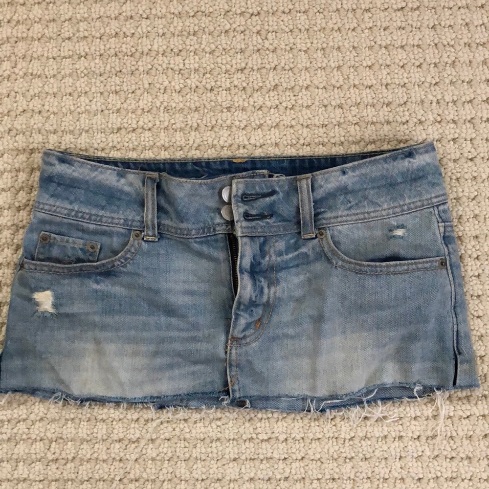 American Eagle jean skirt size 0